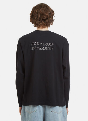 Long Sleeve Folklore Research Top Heresy Long Sleeve Folklore Research Top Black hrs0332003
