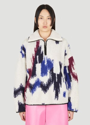 Isabel Marant Étoile Marner Fleece Jacket Beige ibe0247001