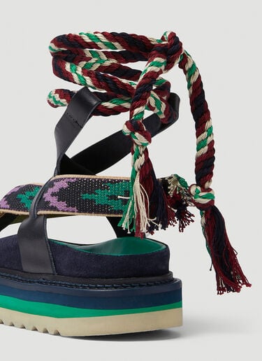 Isabel Marant Étoile Edeme 厚底凉鞋 黑色 ibe0247081