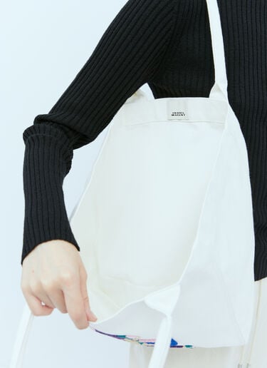 Yenky 徽标刺绣托特包 Isabel Marant Yenky 徽标刺绣托特包 米色 ibm0253047