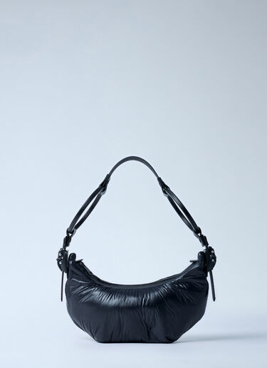 Object HM0 Micro Half Moon Shoulder Bag Innerraum Object HM0 Micro Half Moon Shoulder Bag Black inn0362005