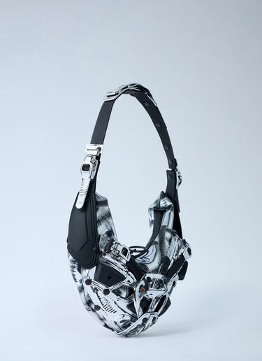 Object HM5 Half Moon Shoulder Bag Innerraum Object HM5 Half Moon Shoulder Bag Silver inn0362006