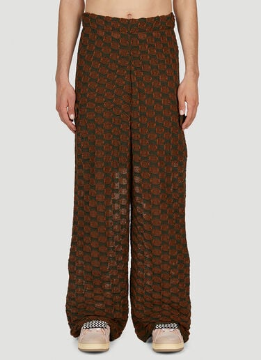 Reversible Sphere Knit Pants Isa Boulder Reversible Sphere Knit Pants Dark Green isa0151007