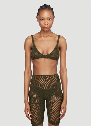 Explore Crochet Bra Isa Boulder Explore Crochet Bra Green isa0242009