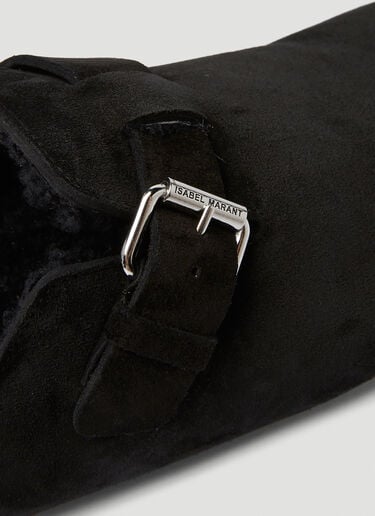 미르빈 시어링 뮬 Isabel Marant 미르빈 시어링 뮬 블랙 isb0149016
