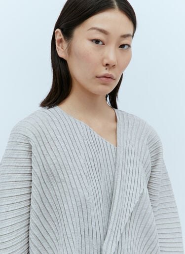 仿亚麻褶裥开衫 Issey Miyake 仿亚麻褶裥开衫 灰色 ism0253007