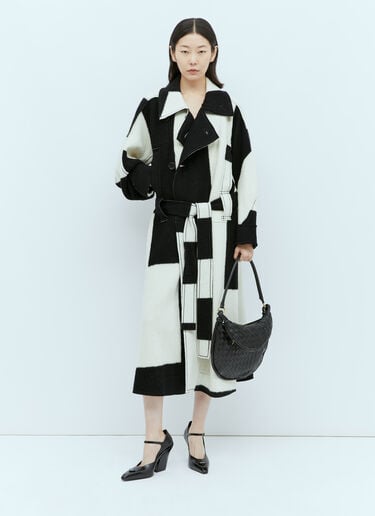 컬러 블록 코트 Issey Miyake 컬러 블록 코트 화이트 ism0254005
