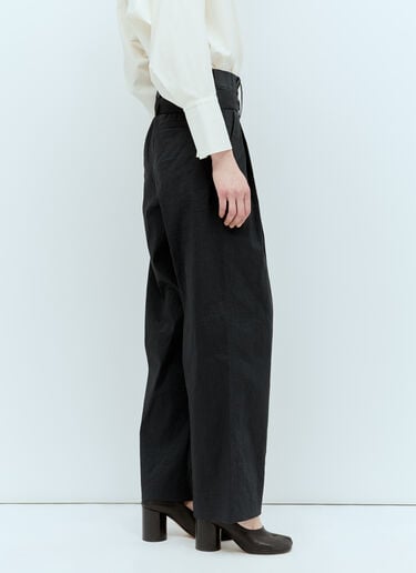 모양 잡힌 멤브레인 팬츠 Issey Miyake 모양 잡힌 멤브레인 팬츠 블랙 ism0256002