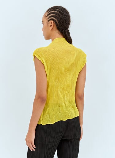 雪纺扭褶 1 上衣 Issey Miyake 雪纺扭褶 1 上衣 黄色 ism0258006