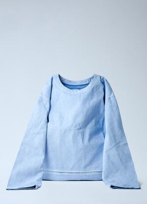 Issey Miyake Sculptural Shoulder Bag Light Blue ism0262001