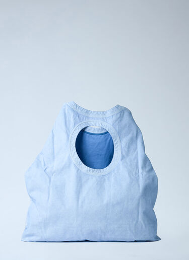 Sculptural Shoulder Bag Issey Miyake Sculptural Shoulder Bag Light Blue ism0262001