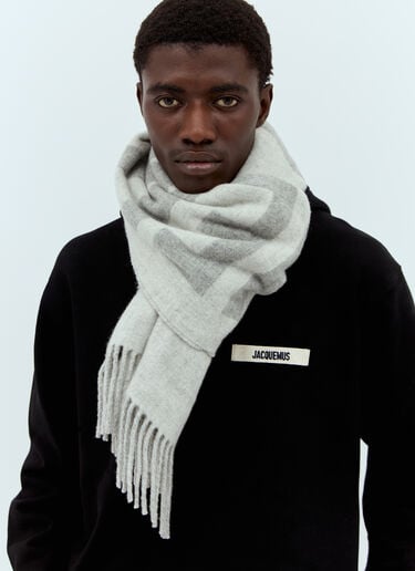 L'Echarpe Jacquemus 围巾 Jacquemus L'Echarpe Jacquemus 围巾 灰色 jac0158021