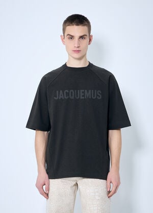Jacquemus Le T-Shirt Typo Brown jac0160016