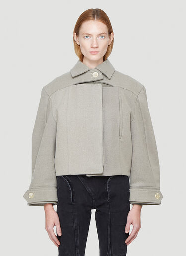 La Veste Albi Jacket Jacquemus La Veste Albi Jacket Brown jac0242002