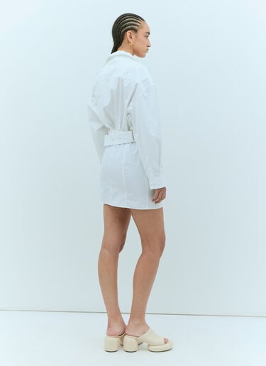 La Mini Robe Chemise 连衣裙 Jacquemus La Mini Robe Chemise 连衣裙 白色 jac0256011
