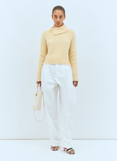 Le Pull Marina Sweater Jacquemus Le Pull Marina Sweater Yellow jac0258005