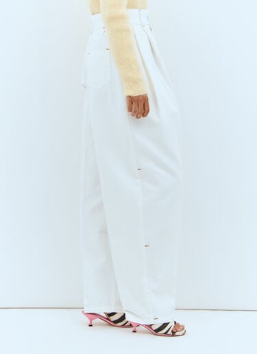 Le De-Nimes Curzi 牛仔裤 Jacquemus Le De-Nimes Curzi 牛仔裤 白色 jac0258009