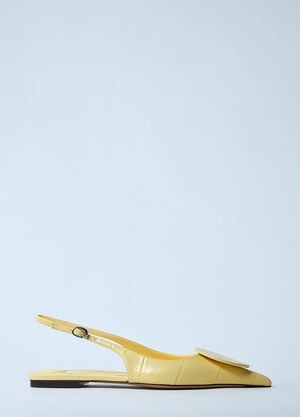 Jacquemus Les Slingbacks Duelo Pumps Yellow jac0260048