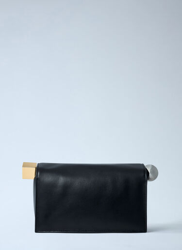 Jacquemus La Pochette Rond Carré Clutch Black jac0260054