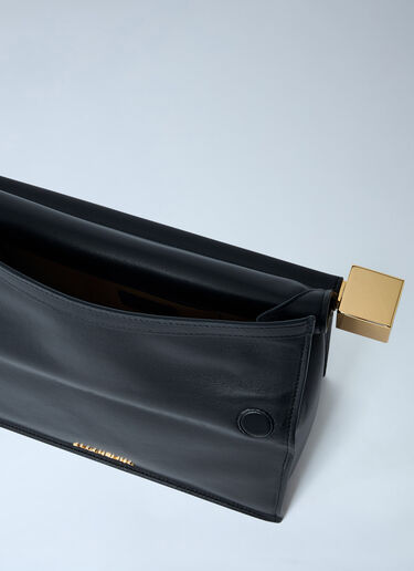 Jacquemus La Pochette Rond Carré Clutch Black jac0260054