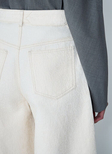 Le De-Nimes Ovalo Jeans Jacquemus Le De-Nimes Ovalo Jeans White jac0262005