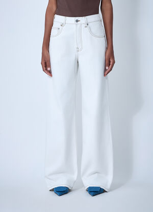 Jacquemus Le De-Nimes Jeans White jac0262007