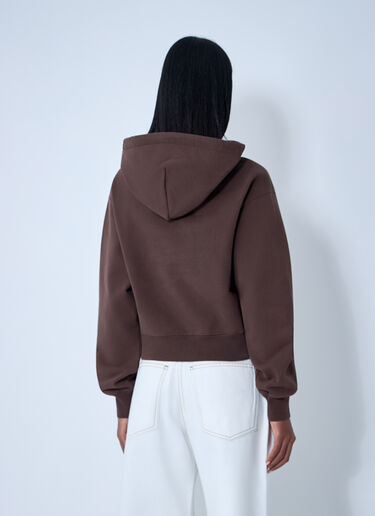 Jacquemus Le Hoodie Gros Grain Brown jac0262011