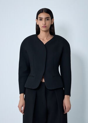 Jacquemus La Petite Veste Ovalo jacket Black jac0262012