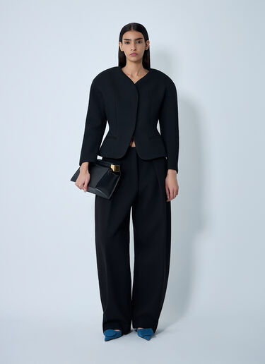 Jacquemus La Petite Veste Ovalo jacket Black jac0262012