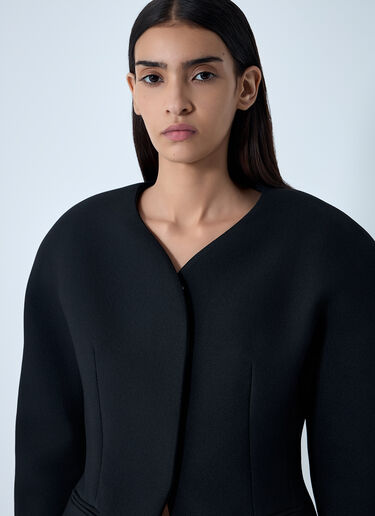 Jacquemus La Petite Veste Ovalo jacket Black jac0262012