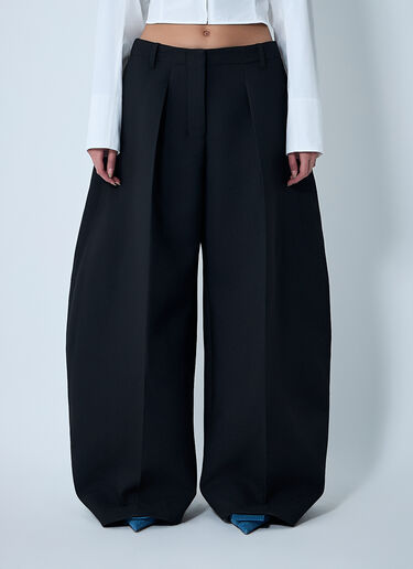 Straight-Leg Pants Jacquemus Straight-Leg Pants Black jac0262013