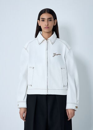Jacquemus La Veste De-Nime Jacket White jac0262016