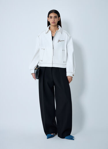 Jacquemus La Veste De-Nime Jacket White jac0262016