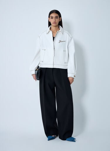 La Veste De-Nime Jacket Jacquemus La Veste De-Nime Jacket White jac0262016