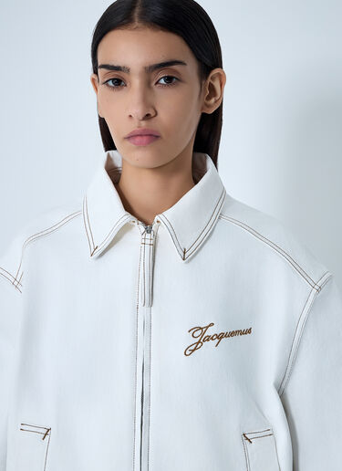 Jacquemus La Veste De-Nime Jacket White jac0262016