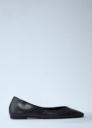 Jacquemus Les Ballerines Ovalo Dark Brown jac0262034