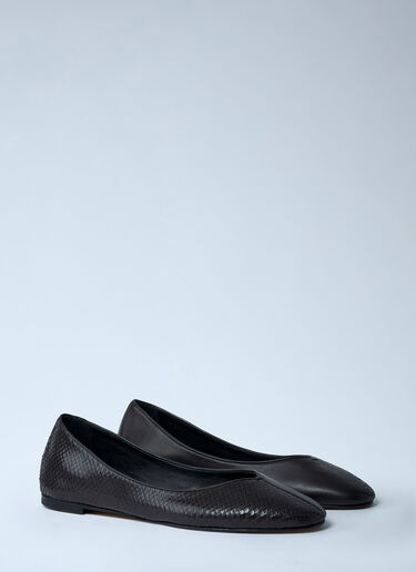 Les Ballerines Ovalo Jacquemus Les Ballerines Ovalo Dark Brown jac0262034