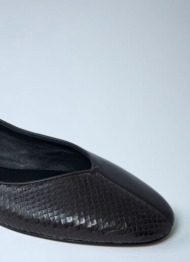 Les Ballerines Ovalo Jacquemus Les Ballerines Ovalo Dark Brown jac0262034