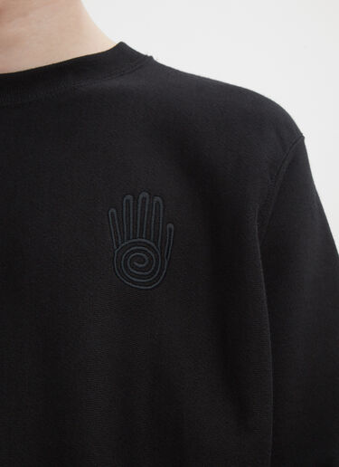 Logo Crew Neck Sweater Joe Garvey Logo Crew Neck Sweater Black jgv0334001