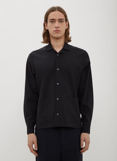 JS Ritratto Bowl Shirt Jil Sander JS Ritratto Bowl Shirt Navy jil0133022