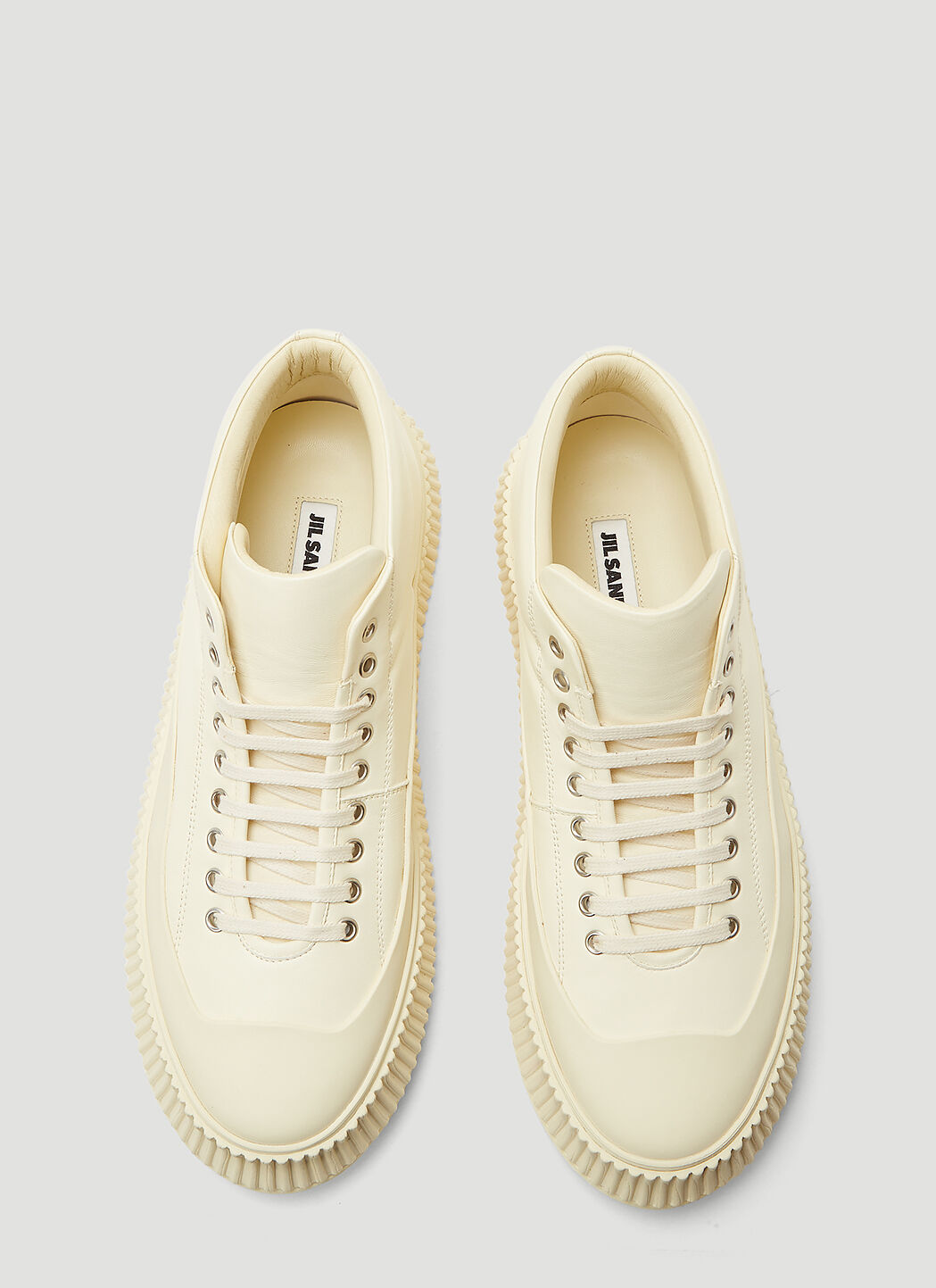 【関税込み】Sneakers - Jil Sander - Leather - Beige Jil Sander Sneakers - Leather - Beige | ShopSimon