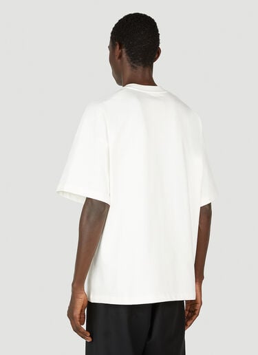 徽标印花 T 恤 Jil Sander 徽标印花 T 恤 白色 jil0151033