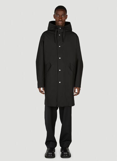 로고 파카 코트 Jil Sander 로고 파카 코트 블랙 jil0151034