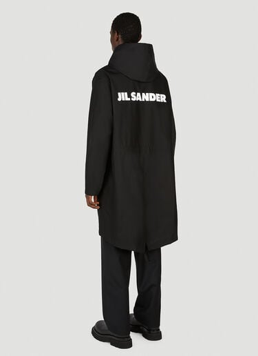 로고 파카 코트 Jil Sander 로고 파카 코트 블랙 jil0151034