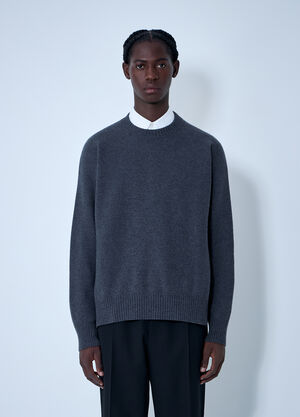Jil Sander Wool Sweater Grey jil0161002