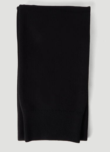 Fine-Knit Scarf Jil Sander Fine-Knit Scarf Black jil0245016
