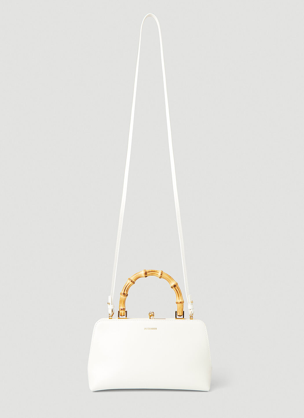 Jil Sander ホワイト Goji ポーチ Goji leather handbag Jil Sander White in Leather - 46747650