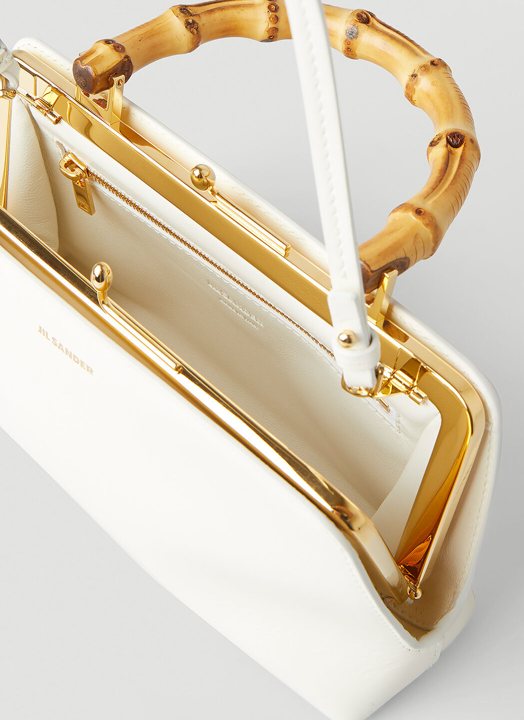 Jil Sander Goji Mini Handbag in White | LN-CC
