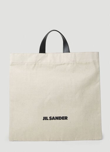 스퀘어 로고 토트백 Jil Sander 스퀘어 로고 토트백 White jil0251032