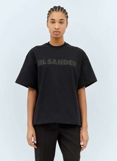 Logo Print T-Shirt Jil Sander Logo Print T-Shirt Black jil0259011